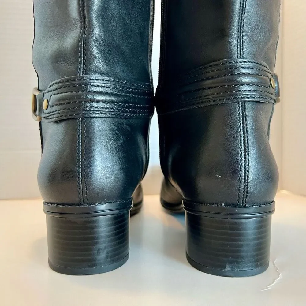 BANDOLINO Leather Coloradee Riding Boot Two Tone 7.5 M - Picture 6 of 15